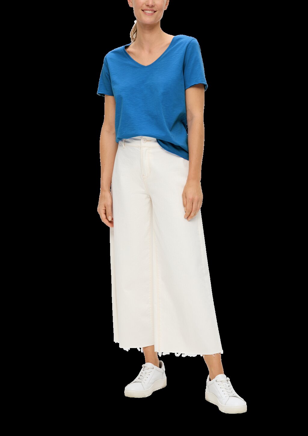 T-Shirt mit V-Ausschnitt