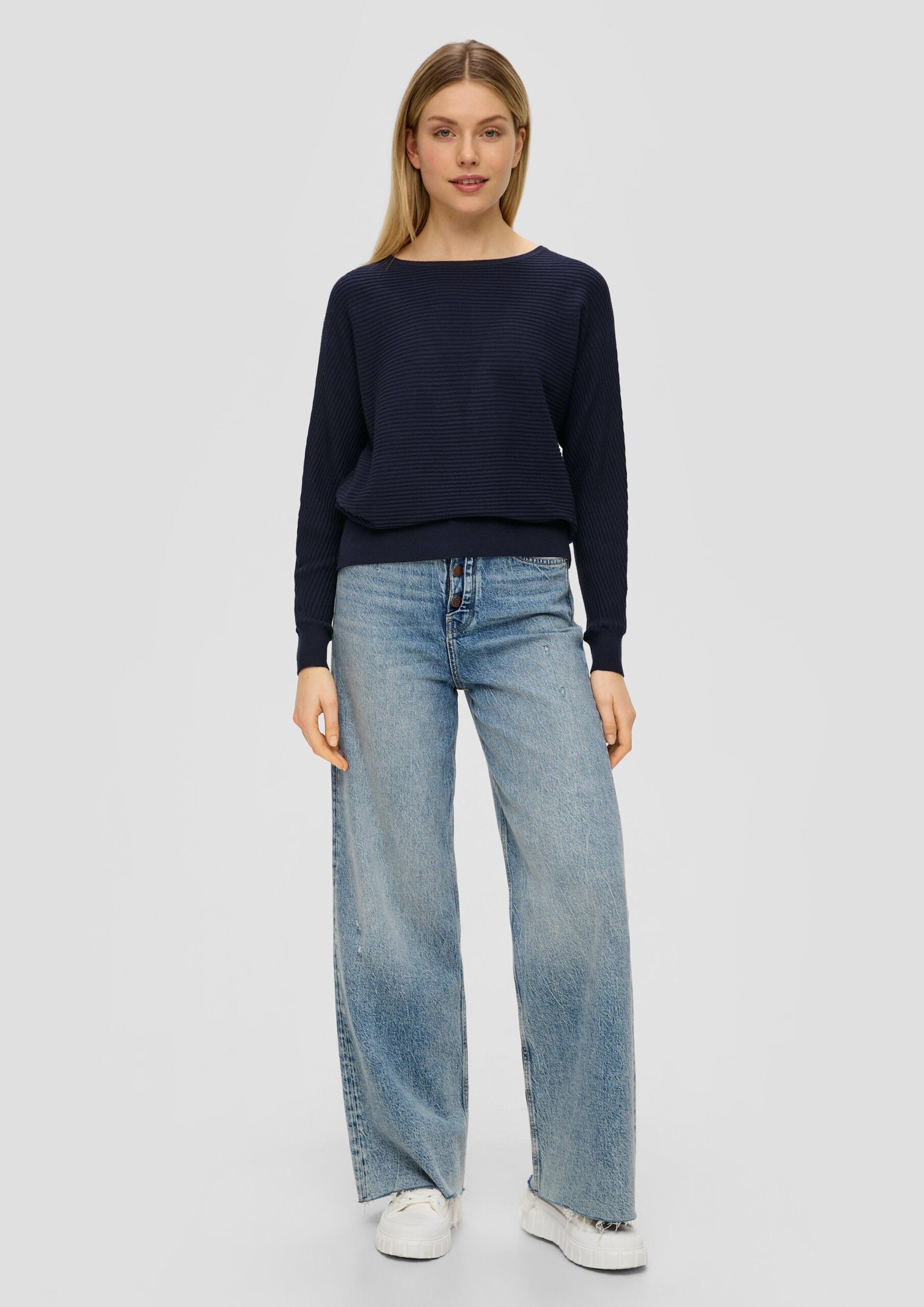 Strickpullover aus Viskosemix