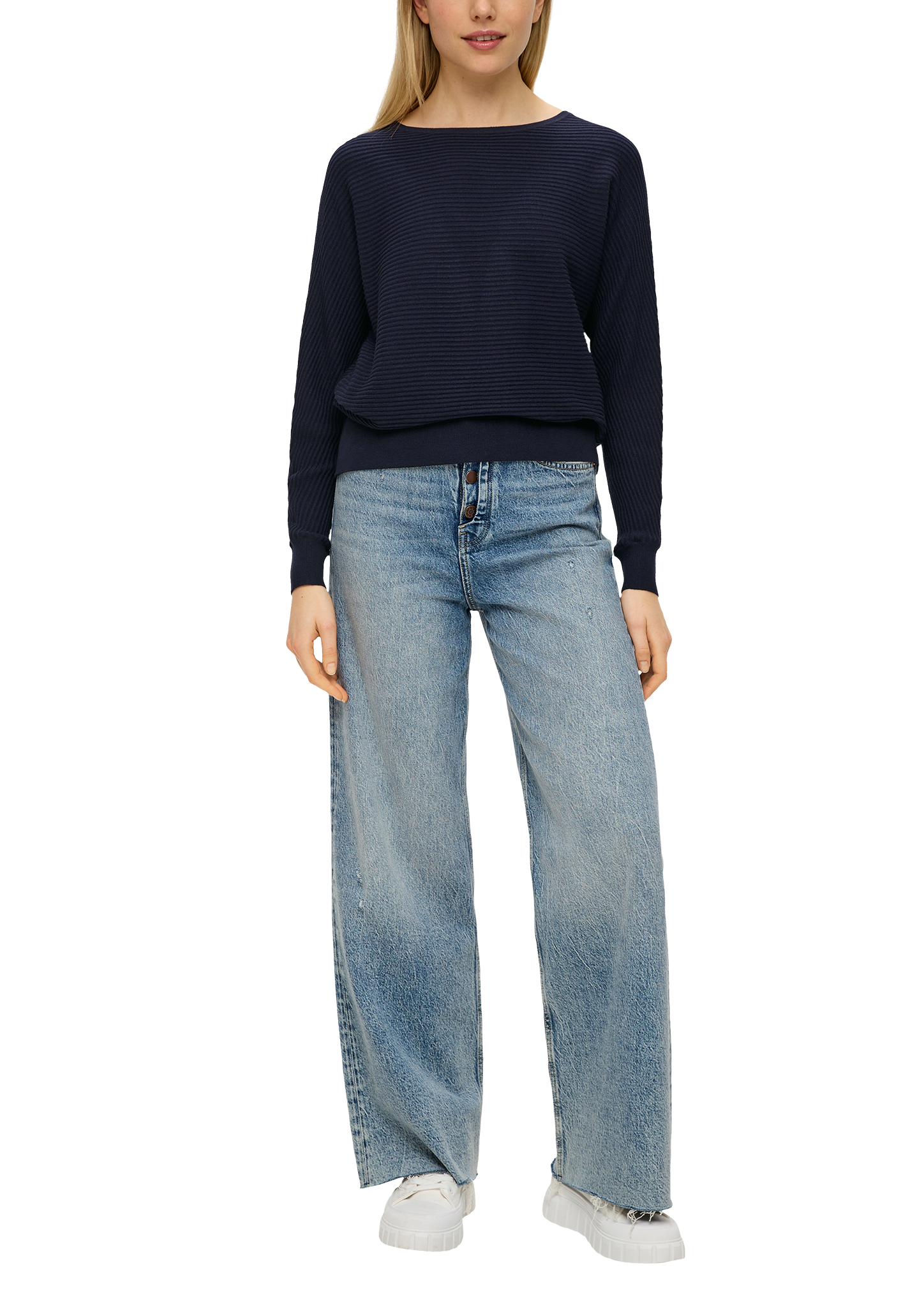 Strickpullover aus Viskosemix