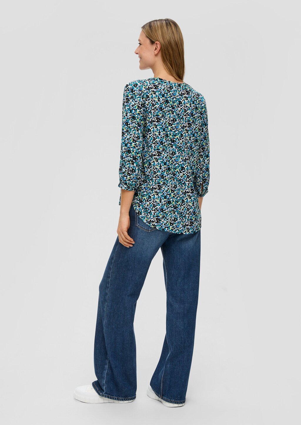 Tunikabluse mit All-over-Print