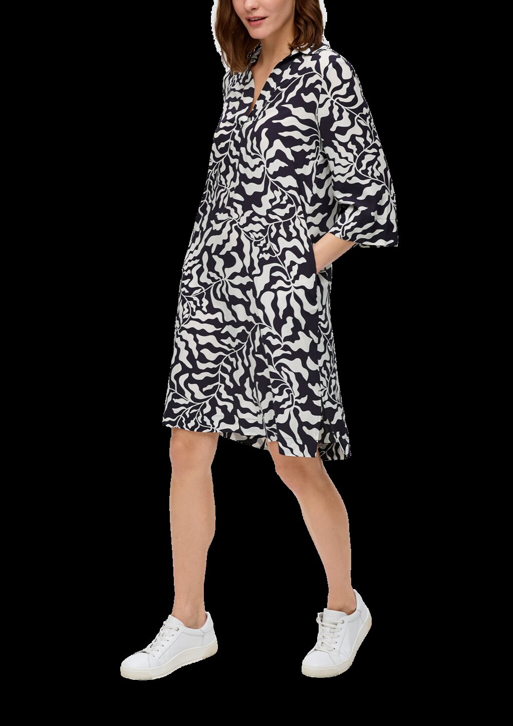 Blusenkleid aus Viskose