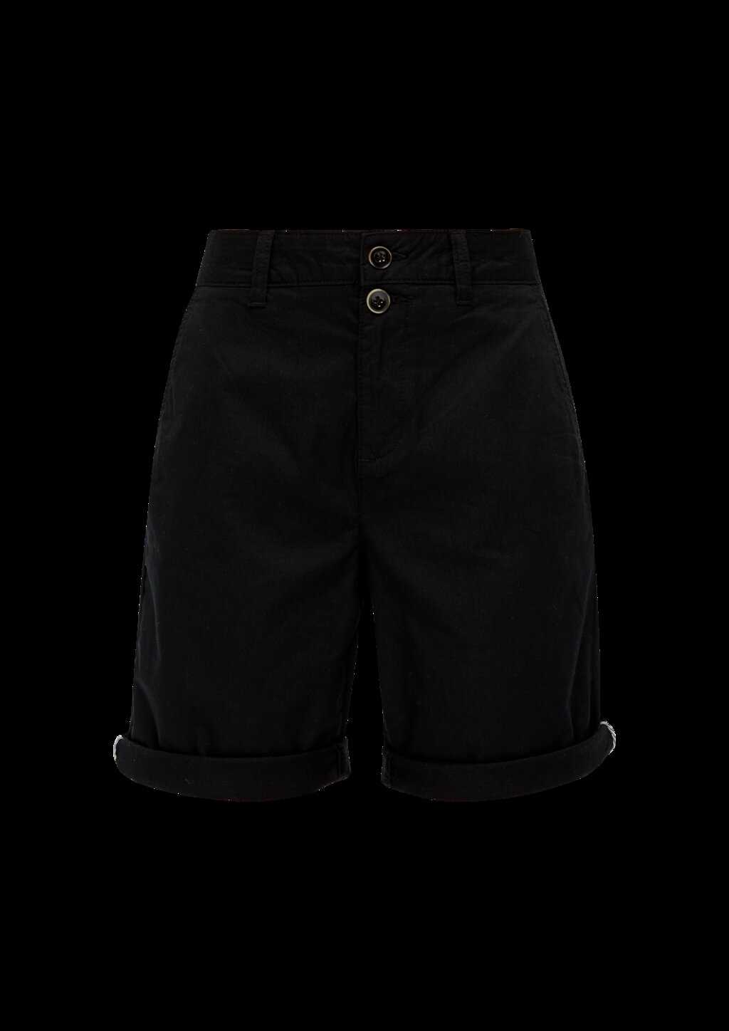 Regular: Shorts aus Baumwollstretch