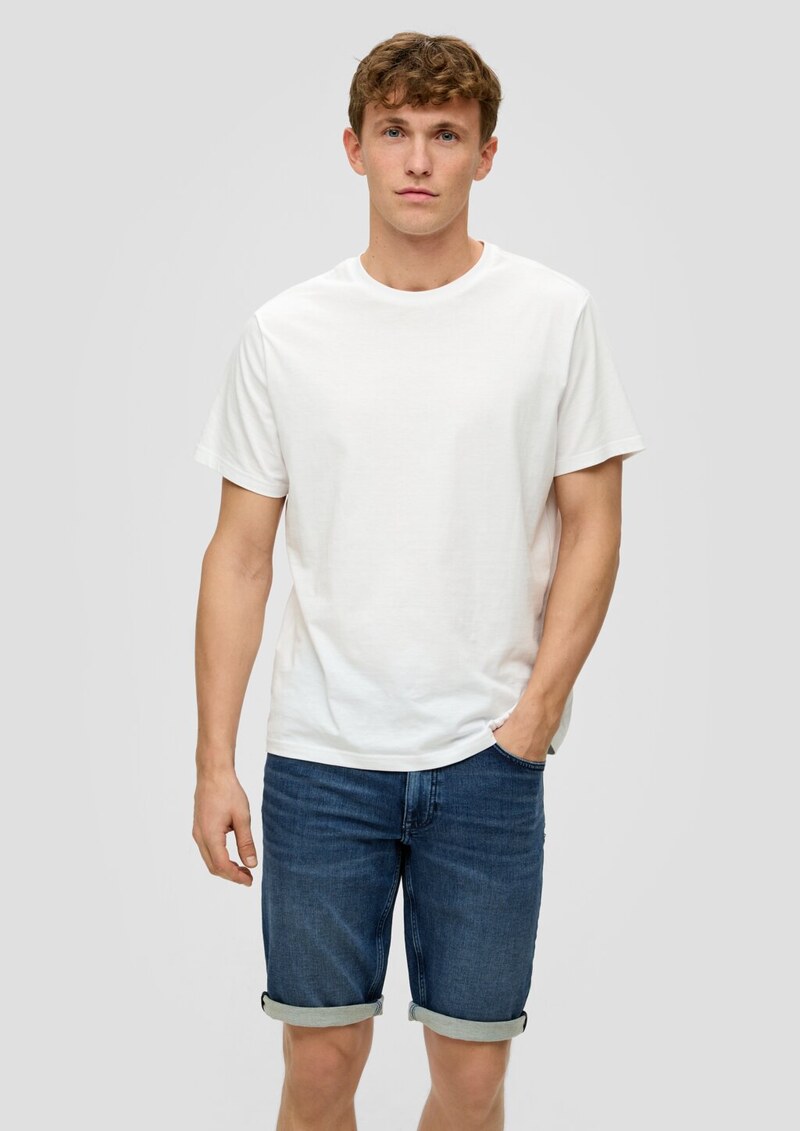 Bermuda-Jeans / Regular Fit / Mid Rise / Straight Leg