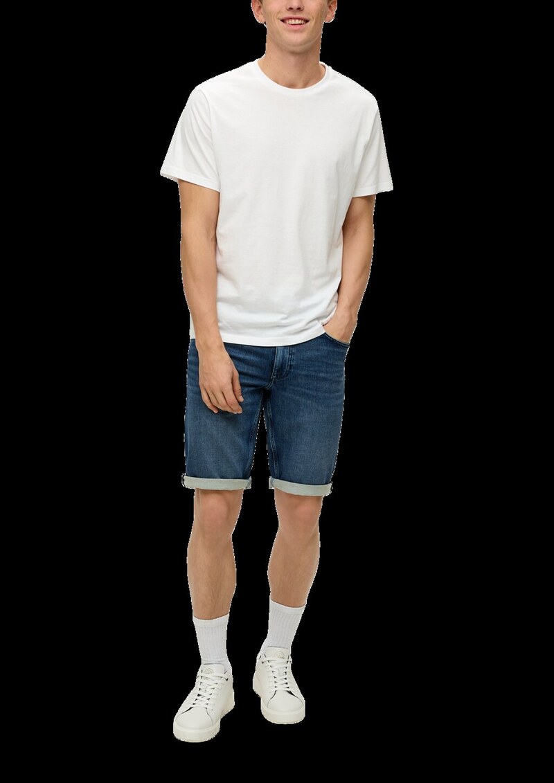 Bermuda-Jeans / Regular Fit / Mid Rise / Straight Leg