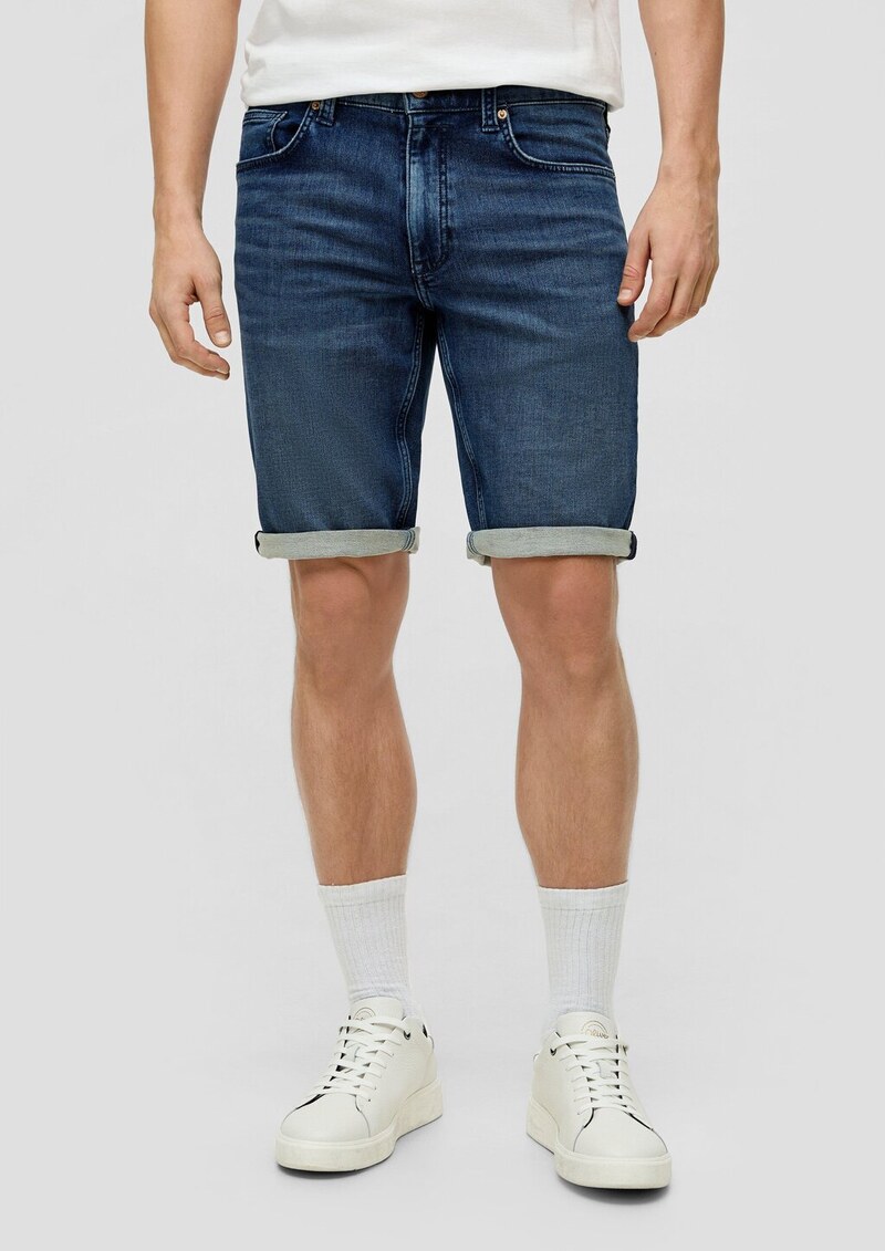 Bermuda-Jeans / Regular Fit / Mid Rise / Straight Leg