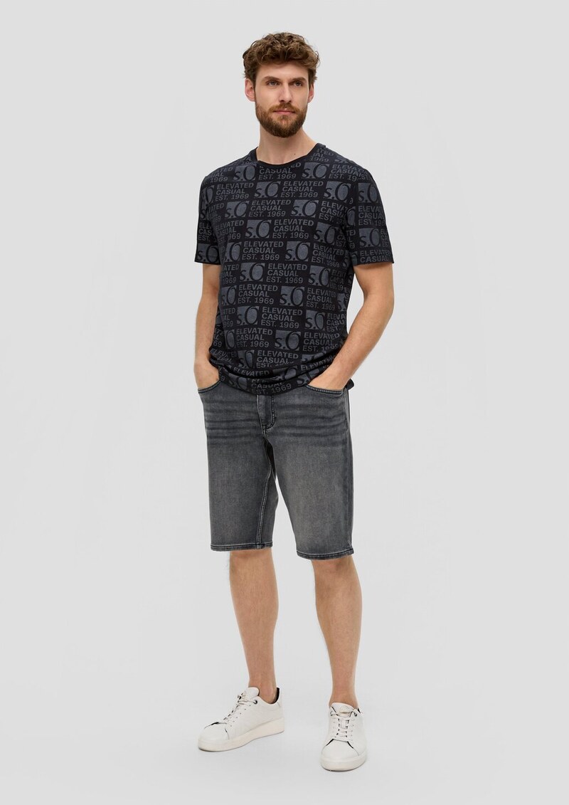 Bermuda-Jeans / Regular Fit / Mid Rise / Straight Leg