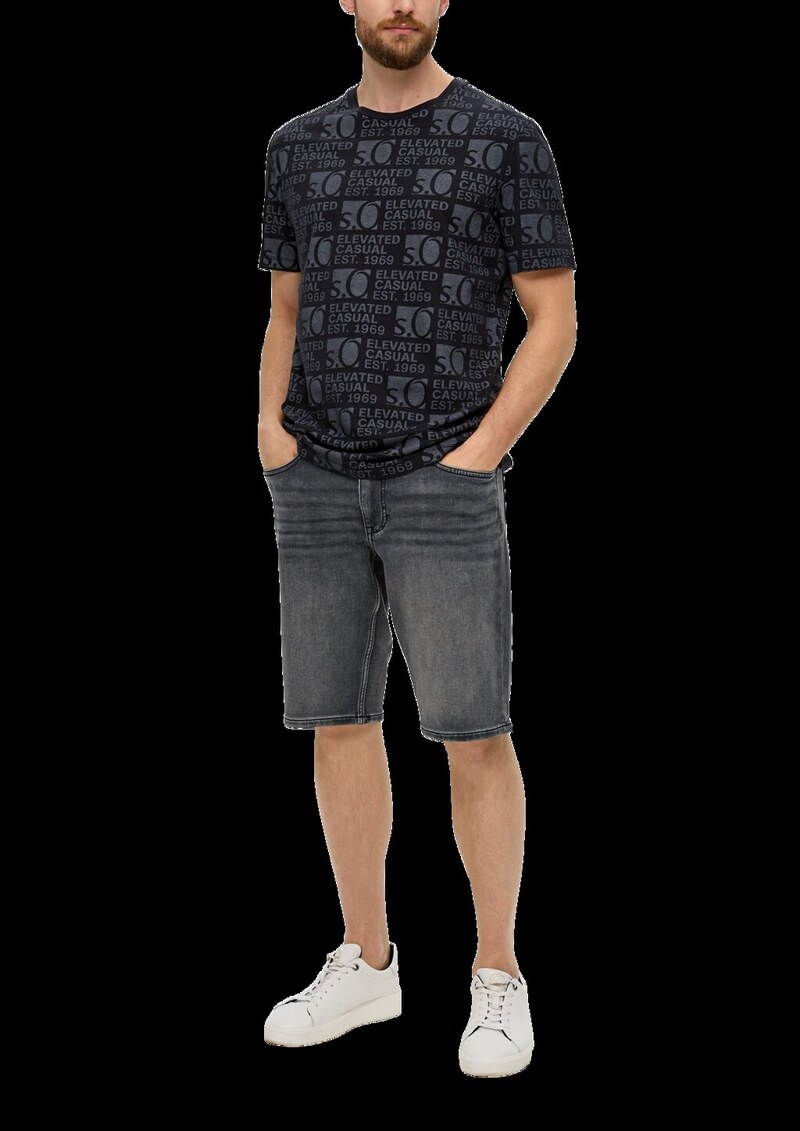 Bermuda-Jeans / Regular Fit / Mid Rise / Straight Leg