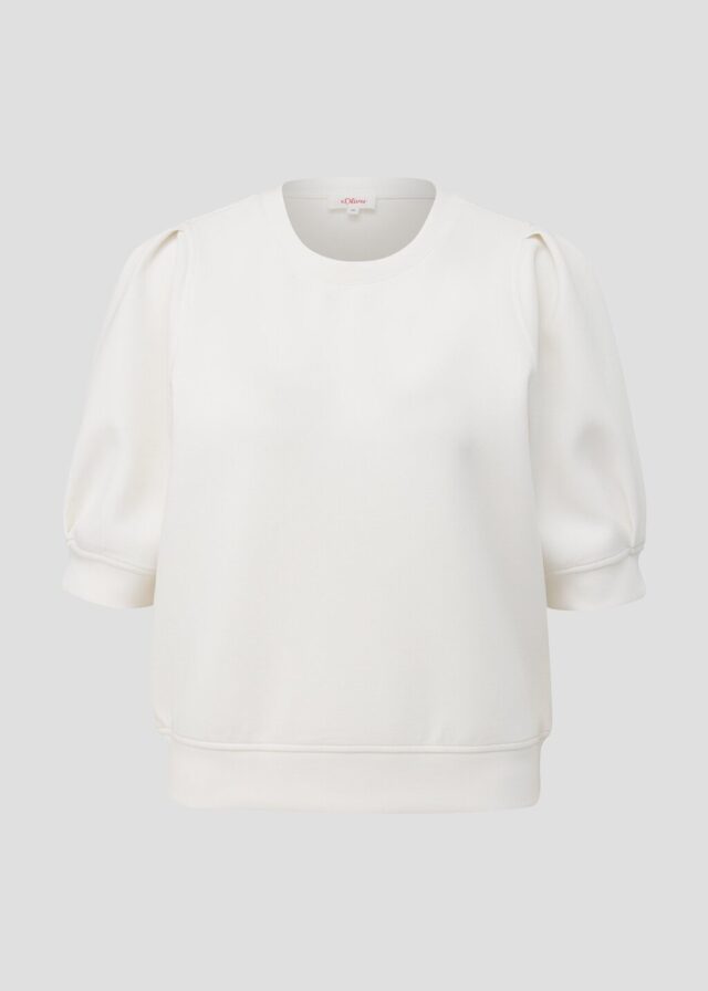 Kurzarm-Shirt aus Scuba