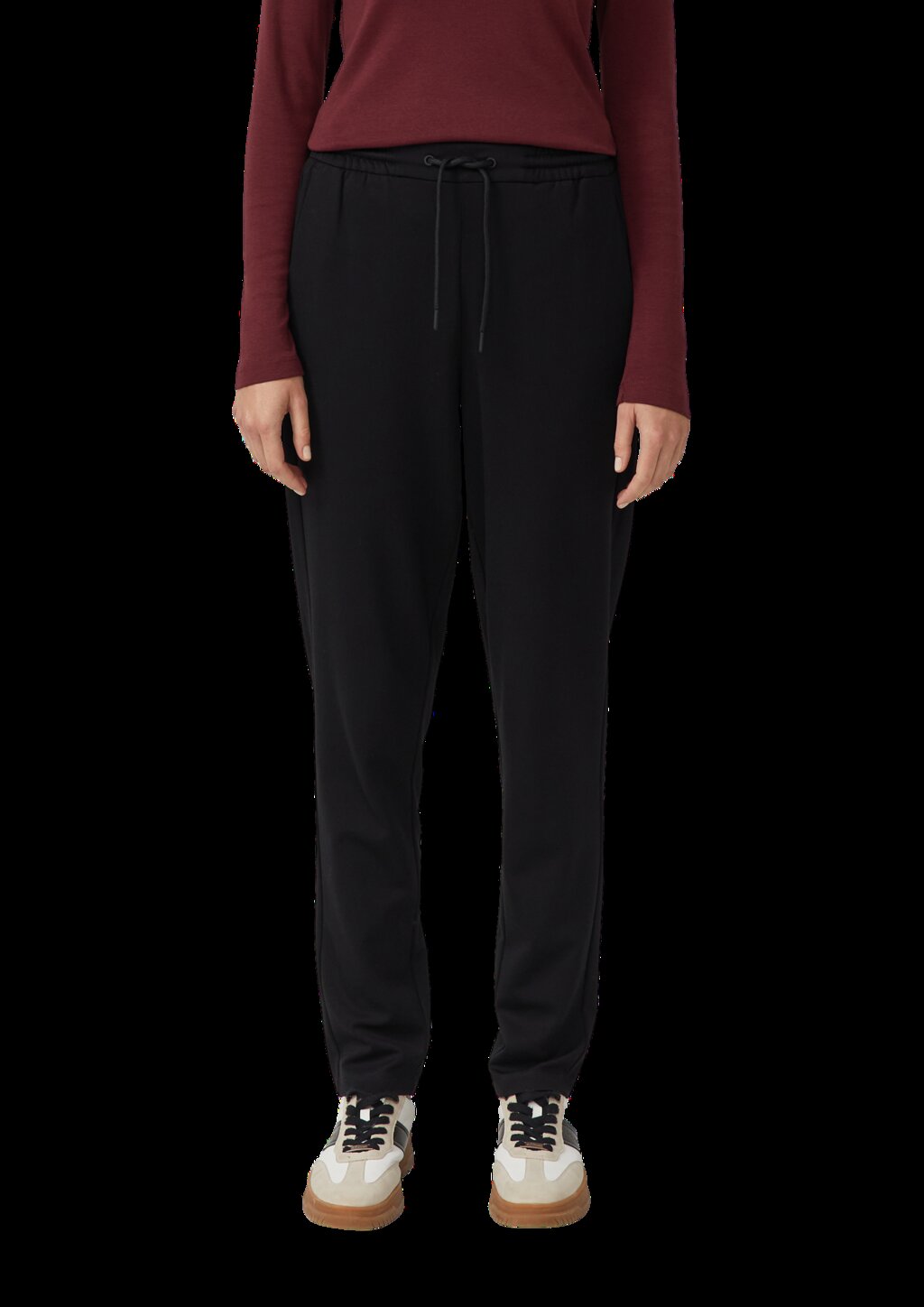 Interlock-Jogg Pants mit Gummizug