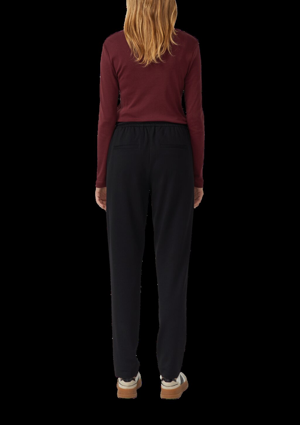 Interlock-Jogg Pants mit Gummizug