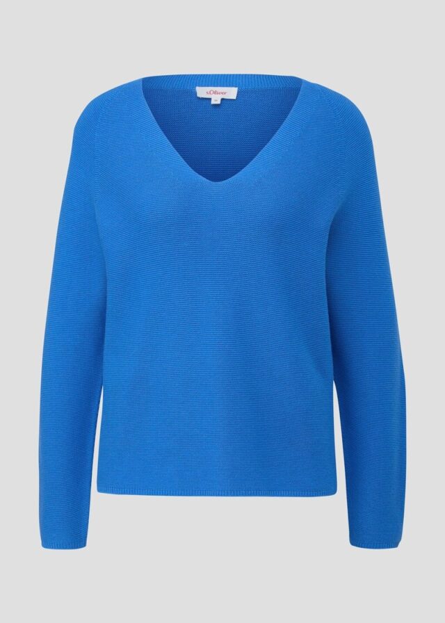 Pullover mit V-Ausschnitt