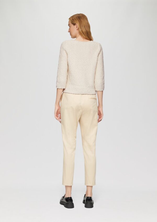 Pullover mit Glitzergarn und 3/4-Ärmeln