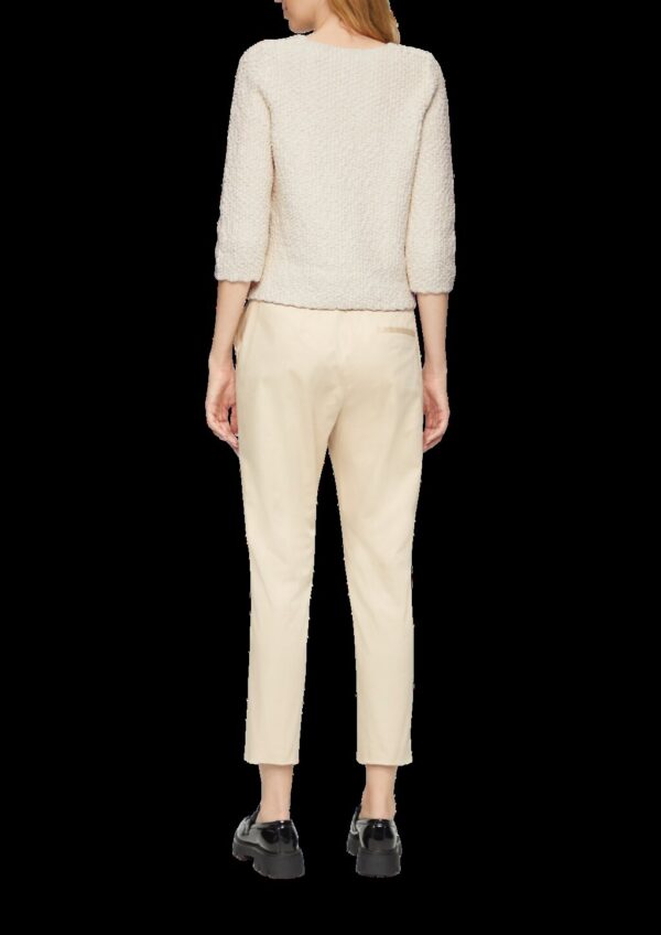 Pullover mit Glitzergarn und 3/4-Ärmeln