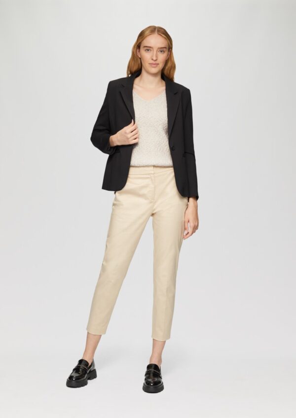 Pullover mit Glitzergarn und 3/4-Ärmeln