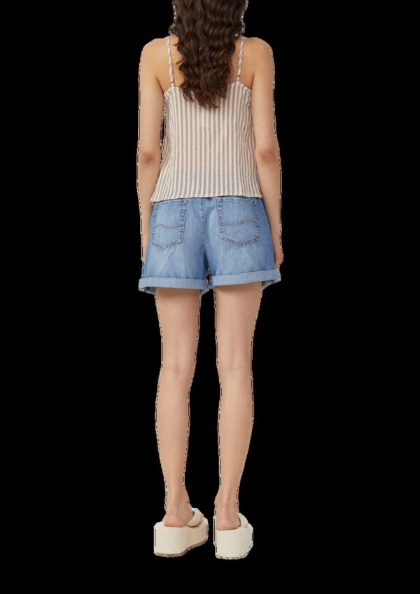 Baumwoll-Blusentop mit Knopfleiste