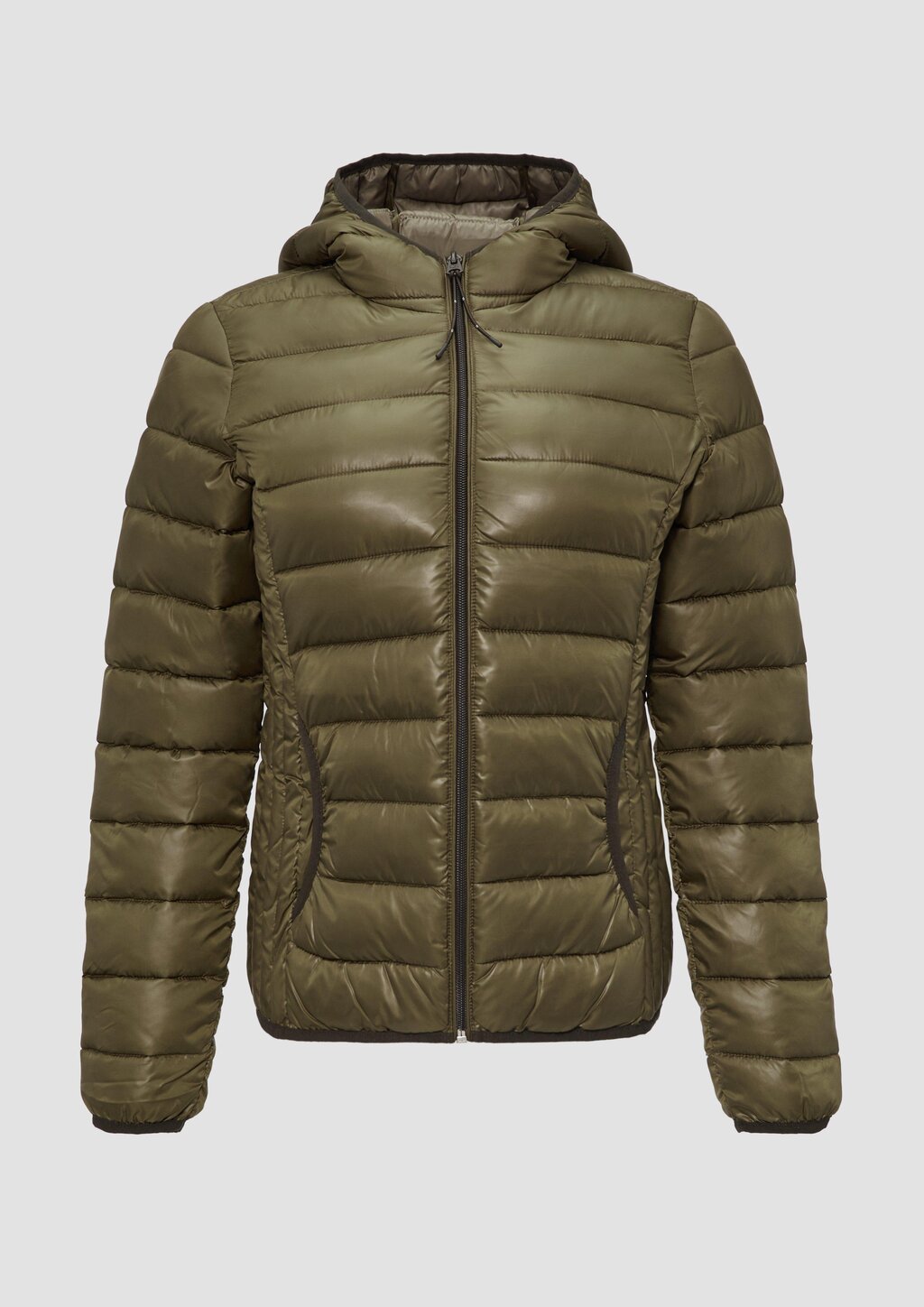 Leicht wattierte Steppjacke mit Kapuze