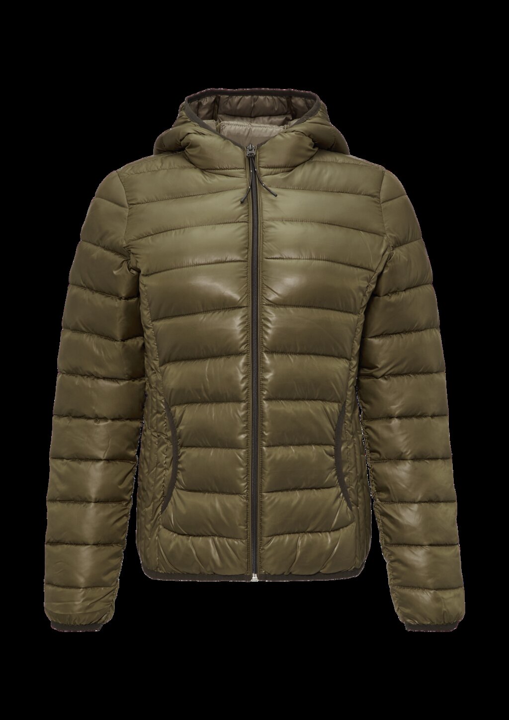 Leicht wattierte Steppjacke mit Kapuze