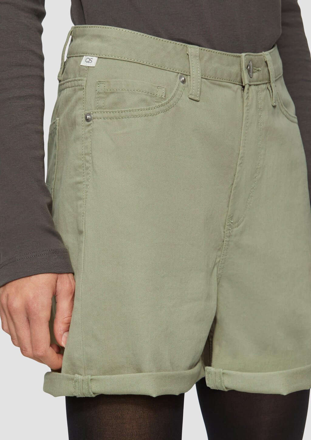 Jeans-Shorts Mom / Relaxed Fit / High Rise