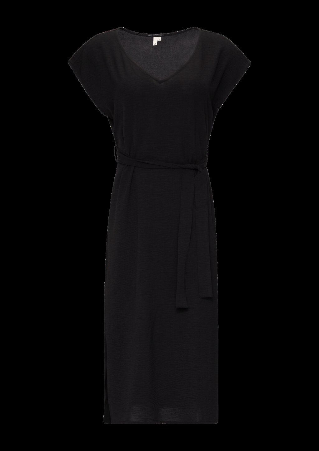 Midikleid mit V-Ausschnitt im Relaxed Fit