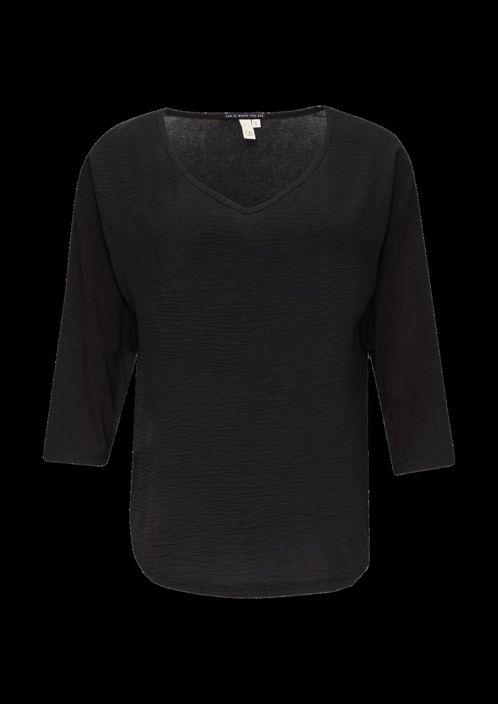 3/4-Arm-Shirt im Fabricmix