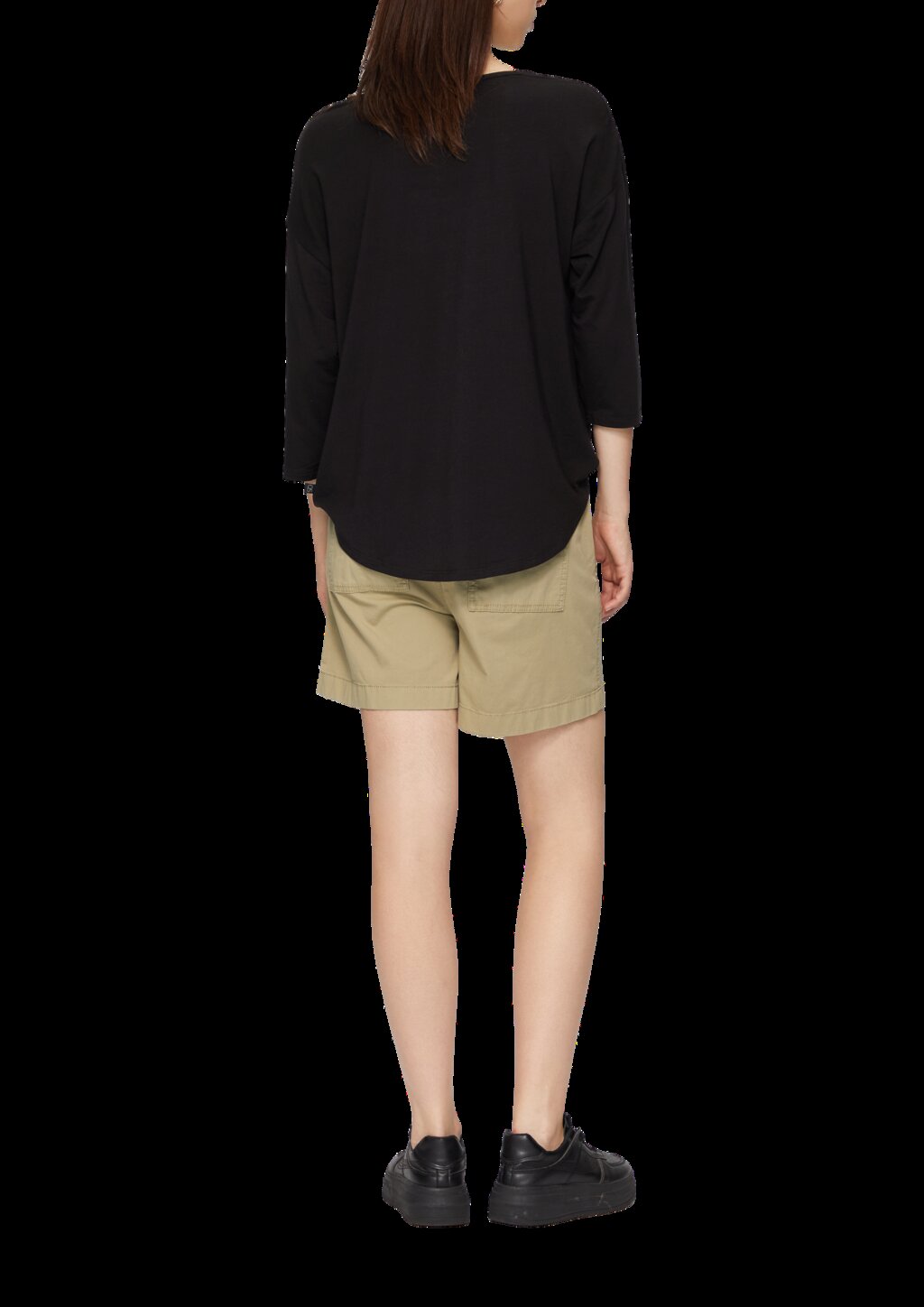 3/4-Arm-Shirt im Fabricmix