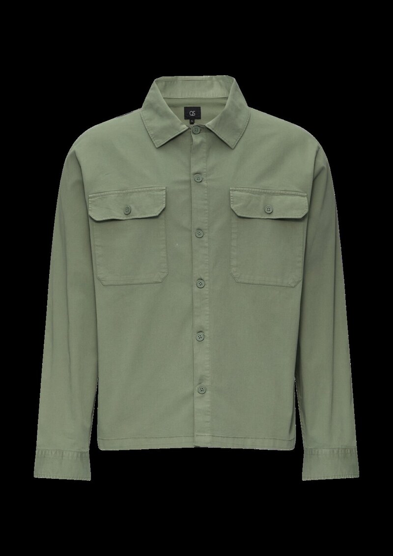 Overshirt aus Baumwollstretch im Relaxed Fit