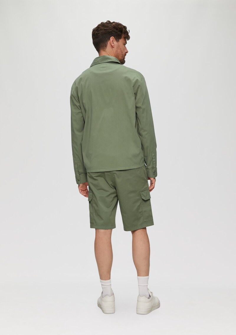 Overshirt aus Baumwollstretch im Relaxed Fit