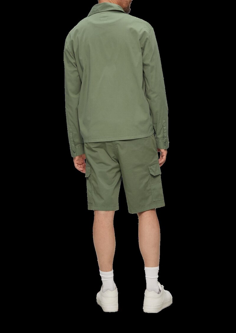 Overshirt aus Baumwollstretch im Relaxed Fit