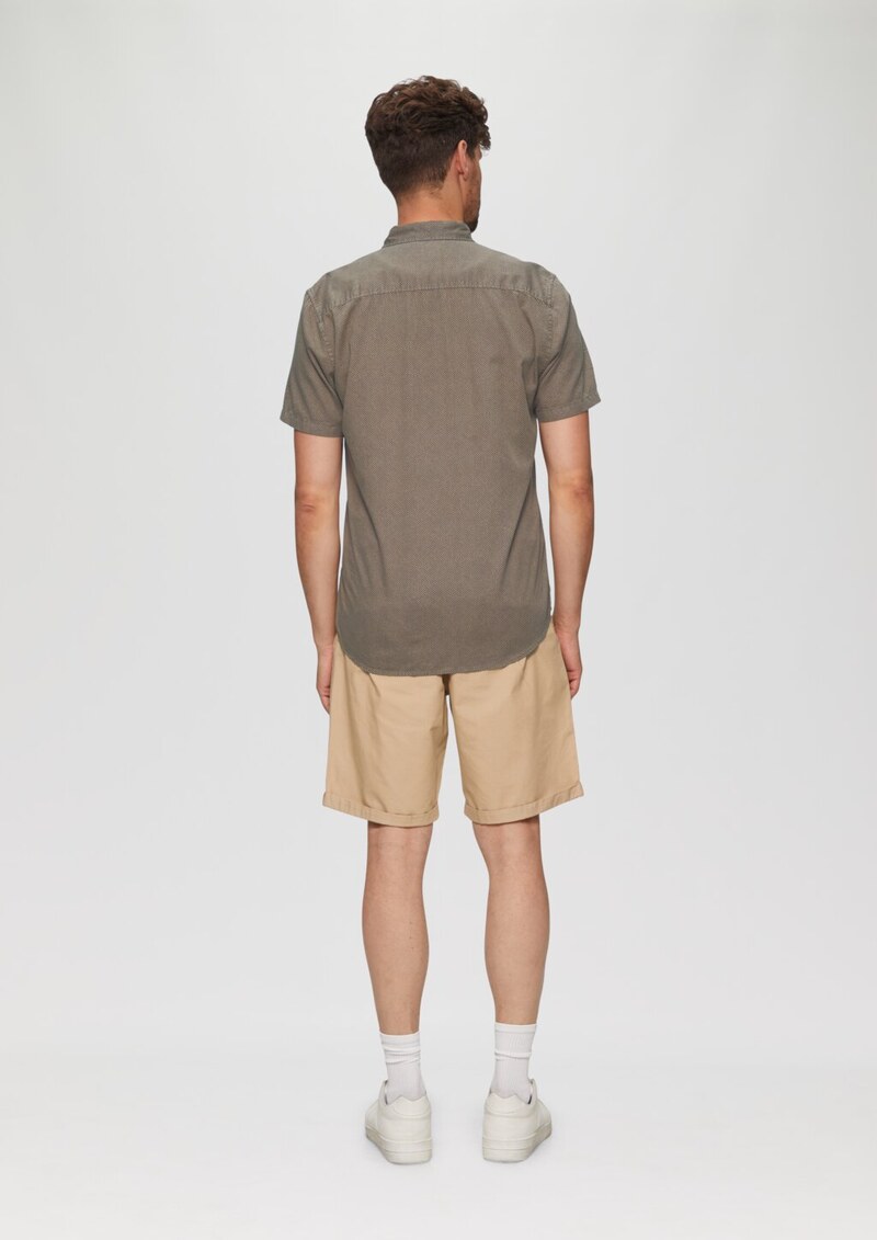 Regular: Kurzarmhemd mit All-over-Print