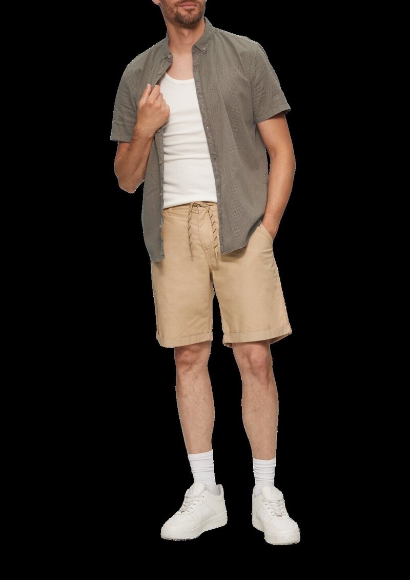 Regular: Kurzarmhemd mit All-over-Print