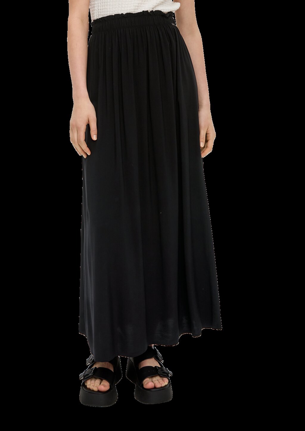 Midi-Rock aus Viskose