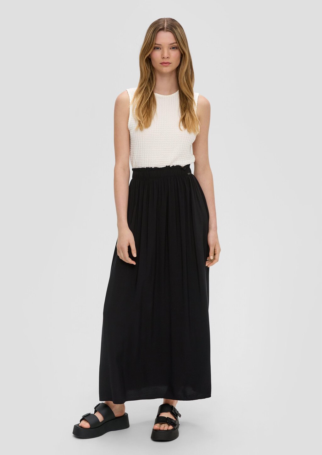 Midi-Rock aus Viskose