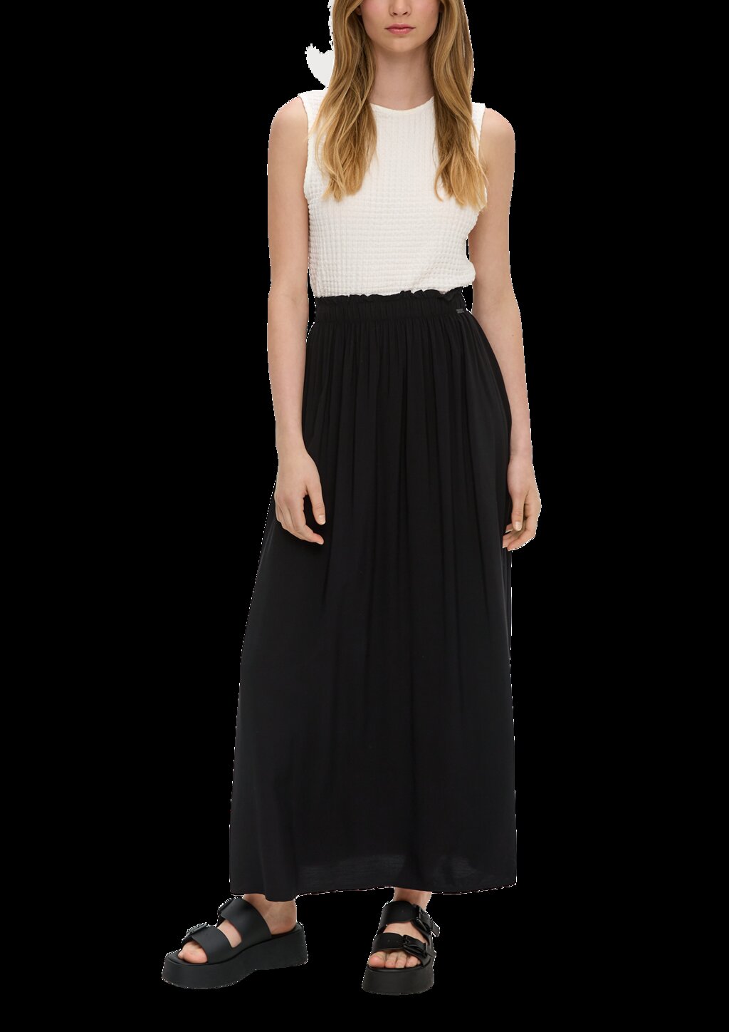 Midi-Rock aus Viskose