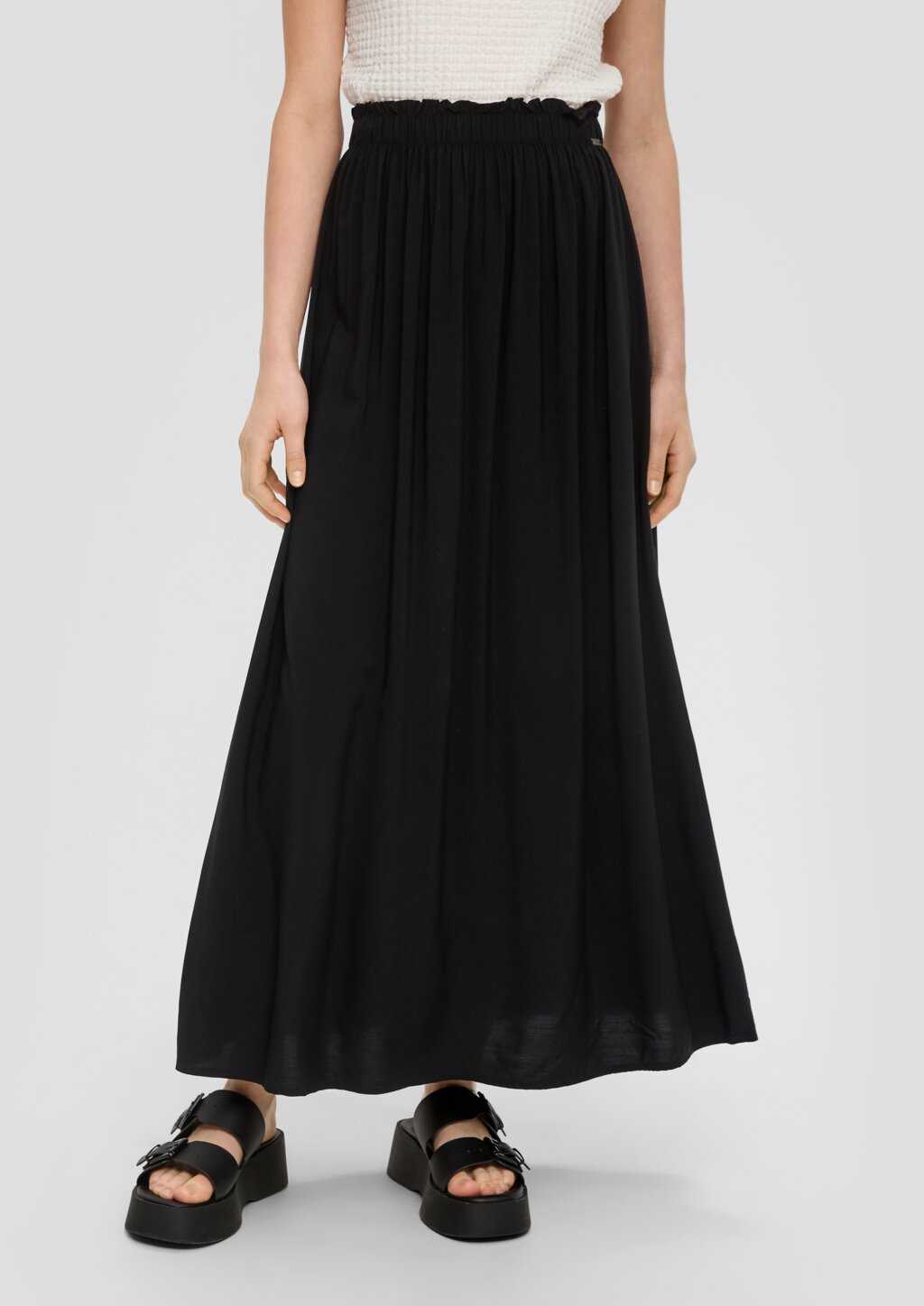 Midi-Rock aus Viskose