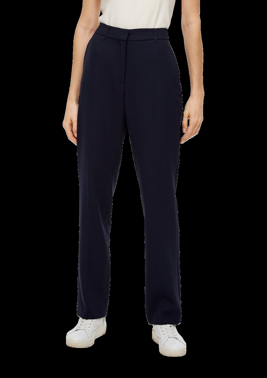 Straight-Leg-Hose aus Viskosemix