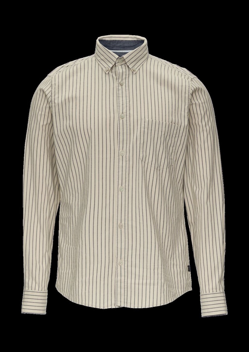 Slim Fit: Hemd aus Baumwollstretch