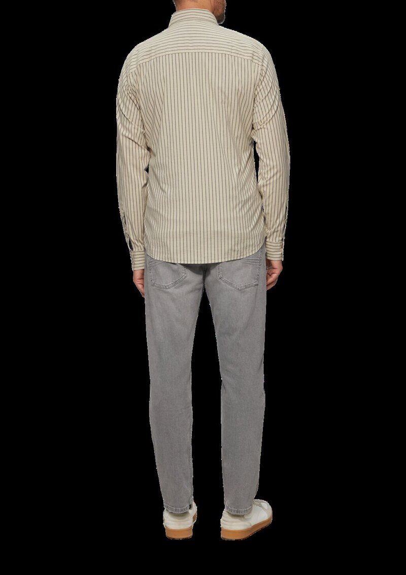 Slim Fit: Hemd aus Baumwollstretch