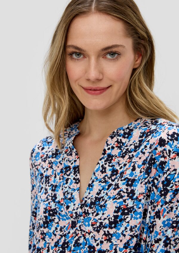 Tunikabluse mit All-over-Print