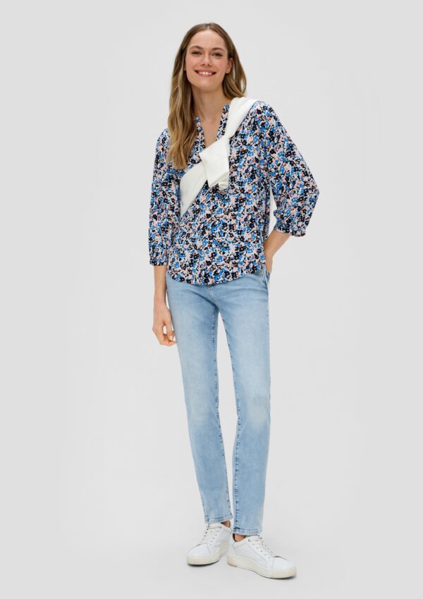 Tunikabluse mit All-over-Print