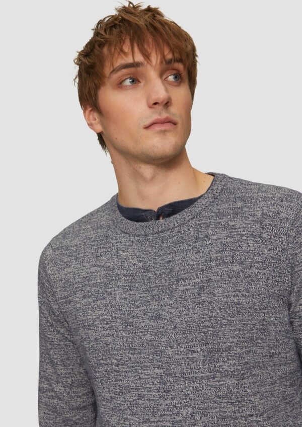 Strickpullover in melierter Optik