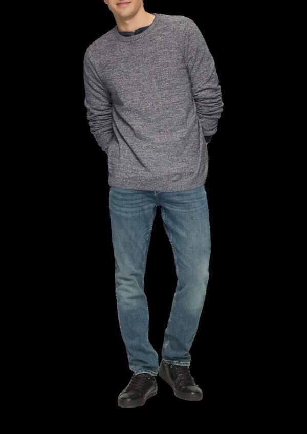 Strickpullover in melierter Optik