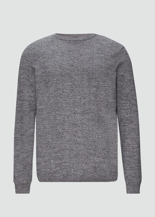 Strickpullover in melierter Optik