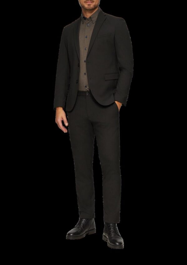 Tailored Fit: Hemd mit Hahnentrittmuster