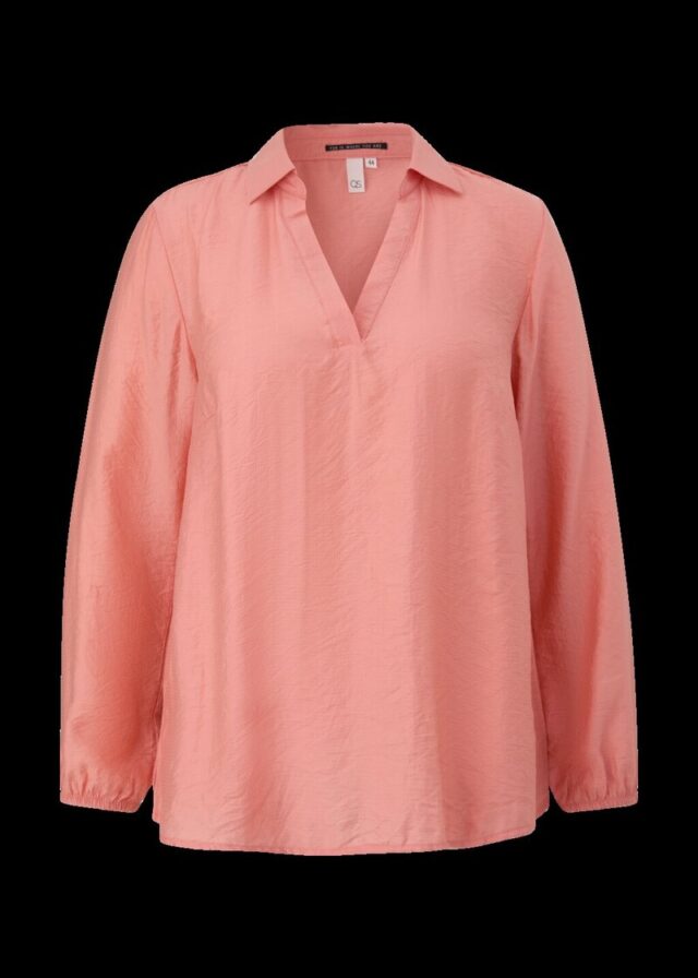 Hemdbluse mit Dobby-Struktur