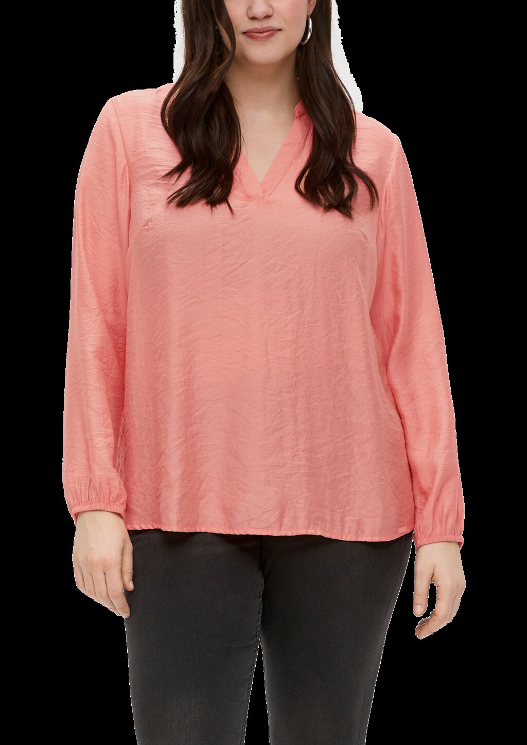 Hemdbluse mit Dobby-Struktur