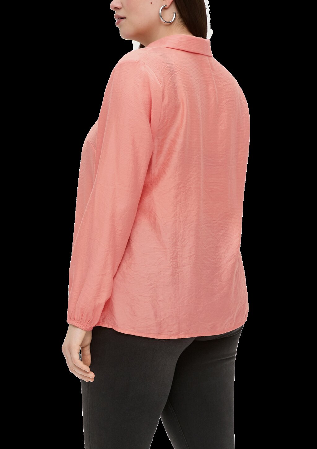 Hemdbluse mit Dobby-Struktur