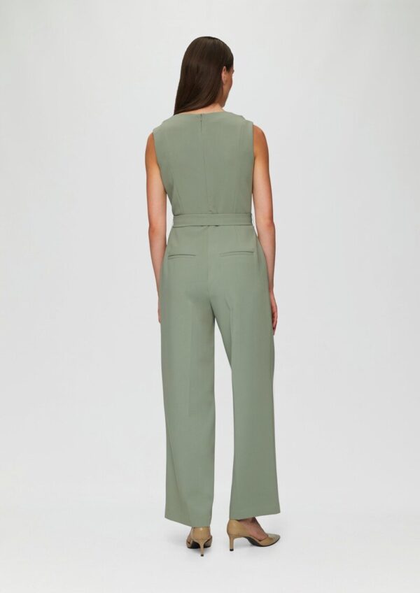 Twill-Jumpsuit mit Cut-Outs