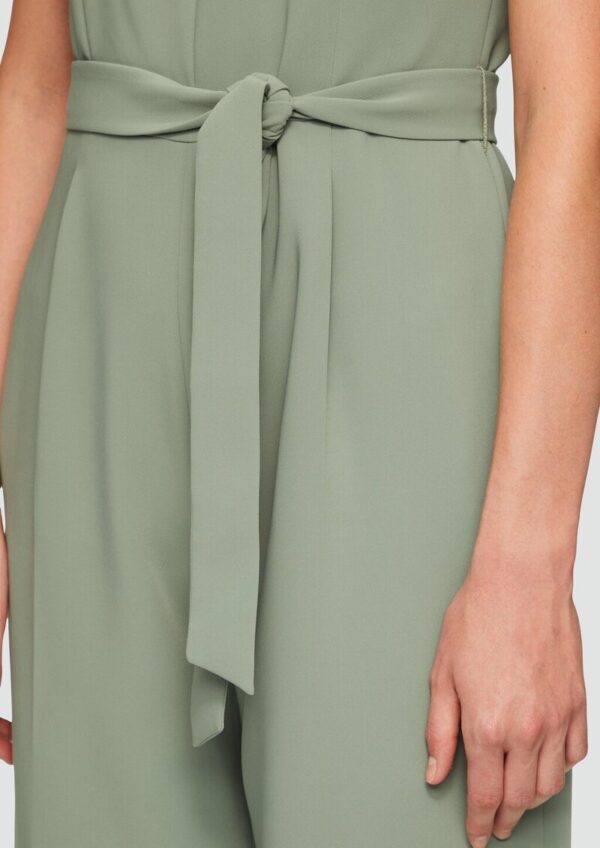 Twill-Jumpsuit mit Cut-Outs