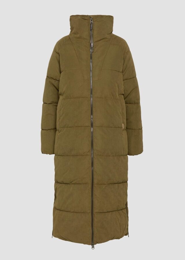 Langer wattierter Mantel