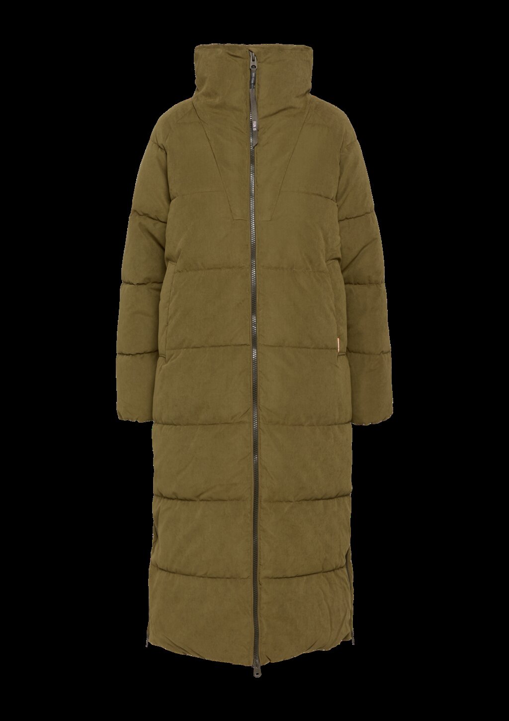 Langer wattierter Mantel